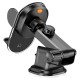 Автомобільний тримач Hoco H3 Shiny press type (center console) dark night Black